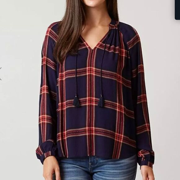 Lucky Brand Plaid Shirt, Size M - Picture 1 of 8